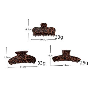 Simple Series Retro Leopard Print Acetate Hair Claws h5 Picture5