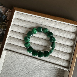Simple Series Cute Heart Beads Gradient Color Acrylic Women's Beaded Bracelets h5 