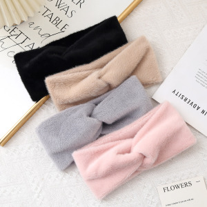 Simple Series Daily Solid Color Polyester Hair Bands h5 Picture2
