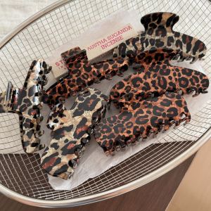 Simple Series Retro Leopard Print Acetate Hair Claws h5 Picture4