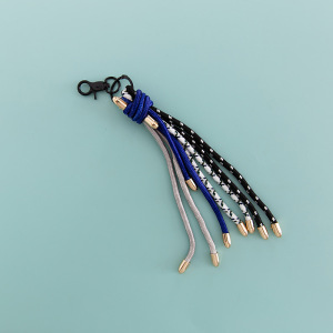 Simple Series Casual Twist Tassel Mixed Color Nylon Bag Charms h5 