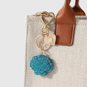 Luxurious Series Daily Heart Oceanic Style Shell Alloy Keychain h5 Picture4