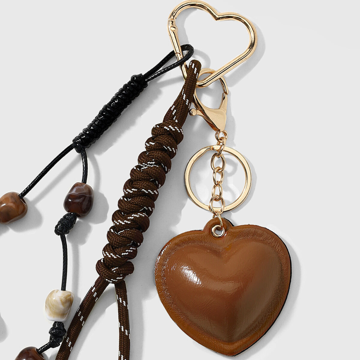 Simple Series Daily Heart Polka Dots Star Alloy Bag Charms h5 Picture5