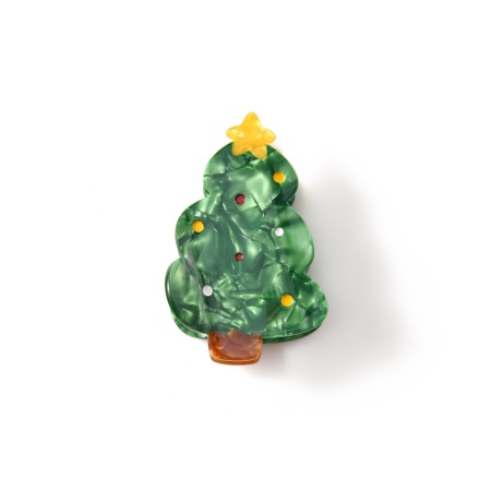 Simple Series Vacation Christmas Figure Acetate Hair Claws 2