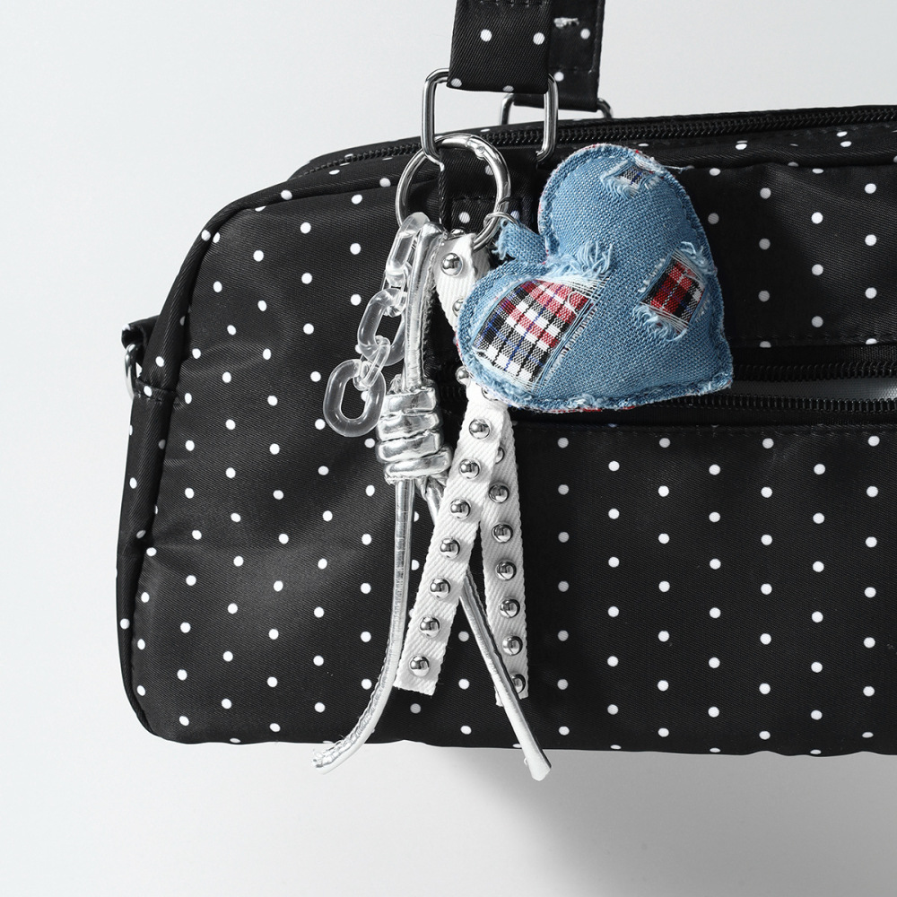 Simple Series Daily Heart Patchwork Star Alloy Bag Charms h5Picture4