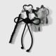One gray cat keychain