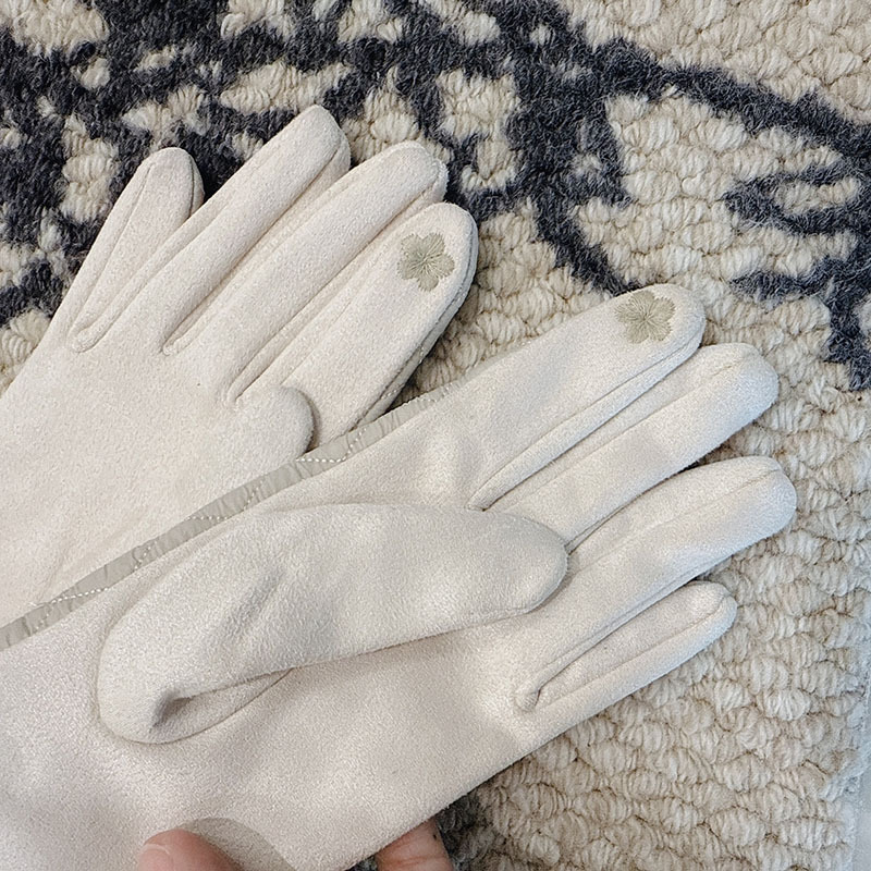 Simple Series Daily Solid Color Polyester Gloves h5Picture3