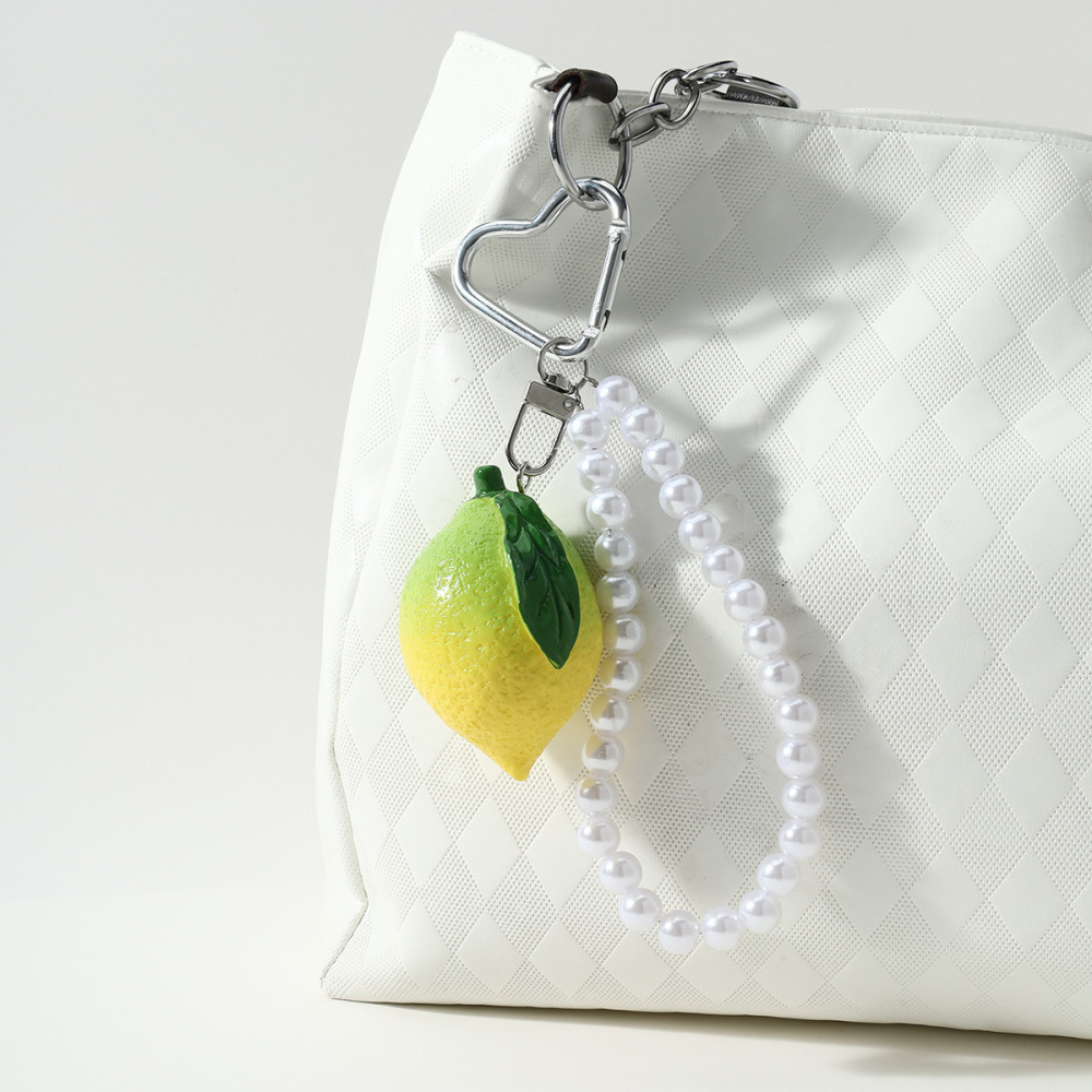 Simple Series Daily Fruit Beads Alloy Bag Charms h5Picture3