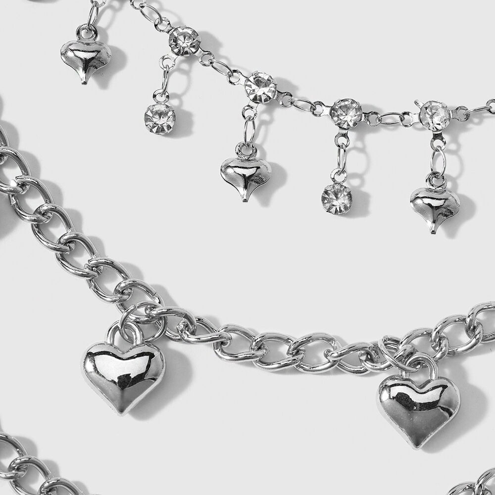 Llaveros Sencillos De Aleación Con Forma De Corazón Y Estrella Para Bolsos. h5Imagen5