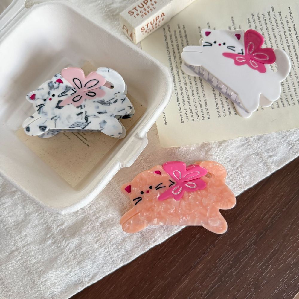 Simple Series Cute Flower Animal Cartoon Acetate Hair Claws h5Picture4