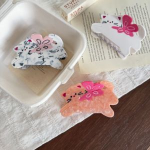 Simple Series Cute Flower Animal Cartoon Acetate Hair Claws h5 Picture4