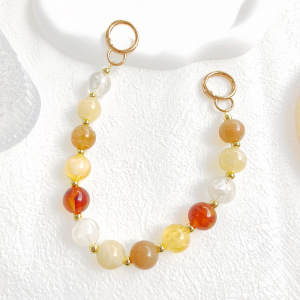 Simple Series Daily Irregular Shape Beads Mixed Color Acrylic Phone Chain h5 Picture4