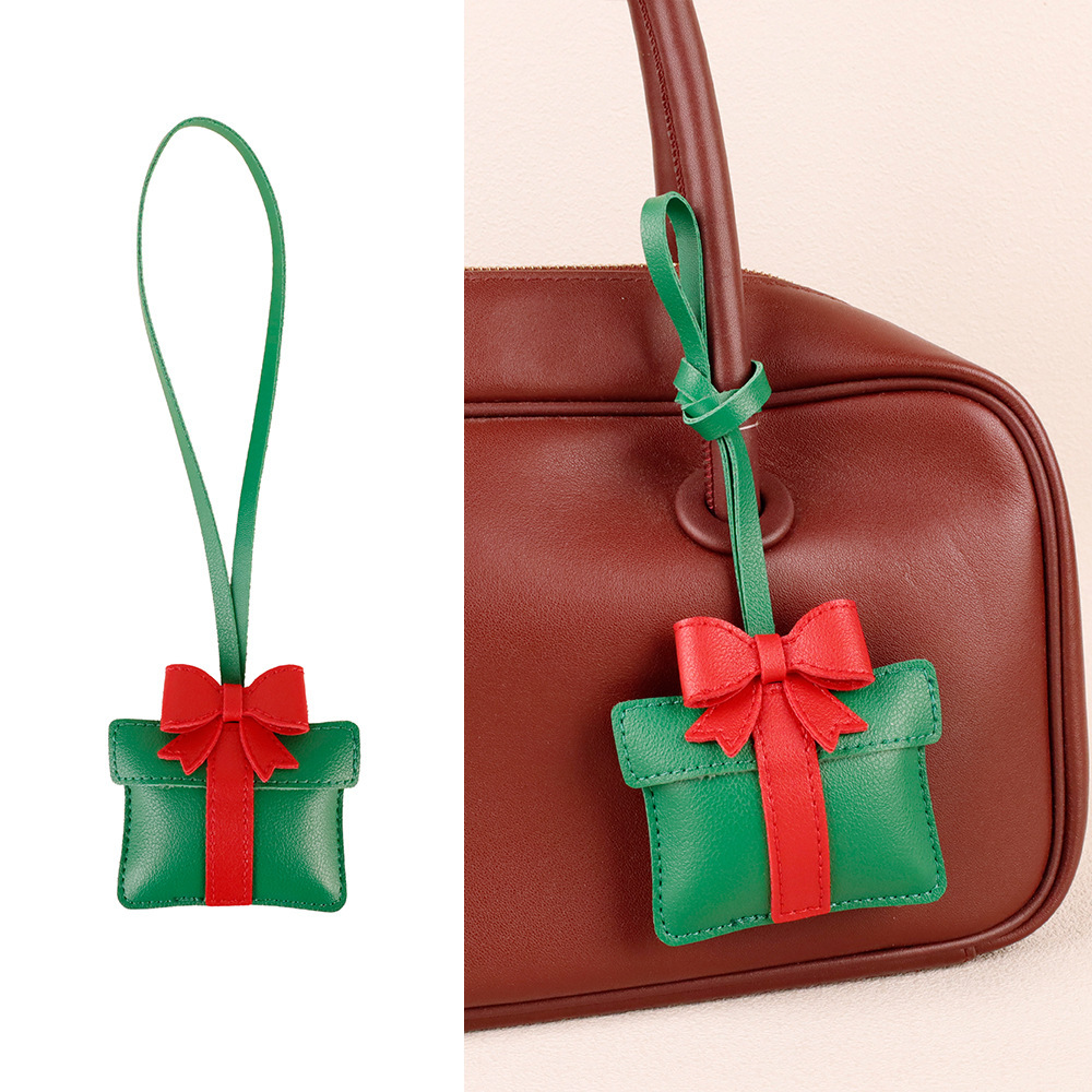 Ethnic Series Cute Christmas Birds Pu Bag Charms 