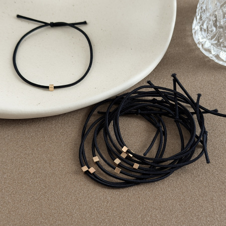 Simple Series Daily Geometric Shape Polyester Hair Ties