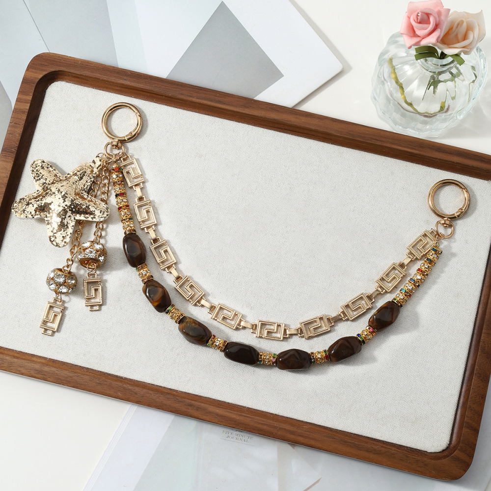 Simple Series Daily Heart Beads Star Alloy Bag Charms Picture4