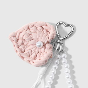 Llaveros Sencillos De Aleación De Color Sólido Con Lazo En Forma De Corazón Para Bolsos. h5 Imagen5
