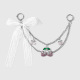 One pinkish-purple bag charm Picture2