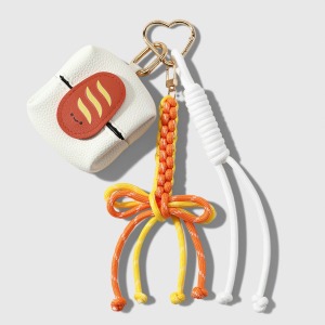 Simple Series Daily Fruit Bow Knot Twist Alloy Bag Charms h5 
