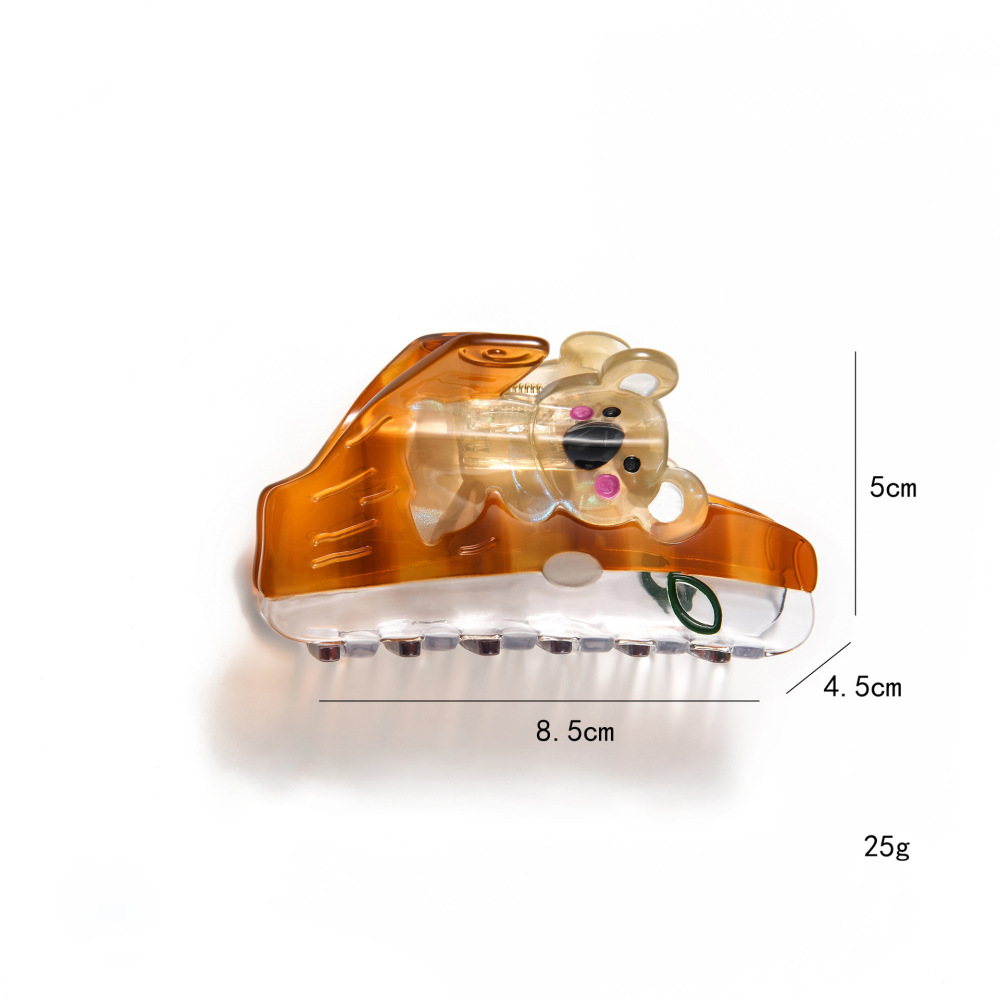Simple Series Cute Animal Cartoon Acetate Hair Claws Picture4
