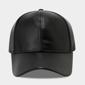 Simple Series Daily Solid Color Pu Unisex Baseball Cap h5 Picture3