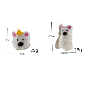 Simple Series Cute Animal Cartoon Acetate Hair Claws h5 Picture5