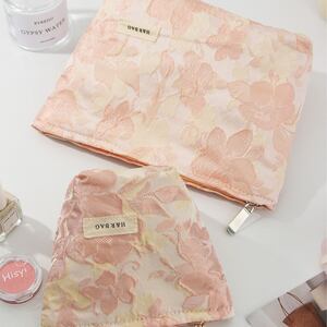 Romantische Serie Sweet Flower Polyester Make-Uptassen Voor Dames h5 Afbeelding4