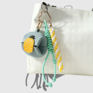 Simple Series Daily Fruit Bow Knot Twist Alloy Bag Charms h5 Picture5