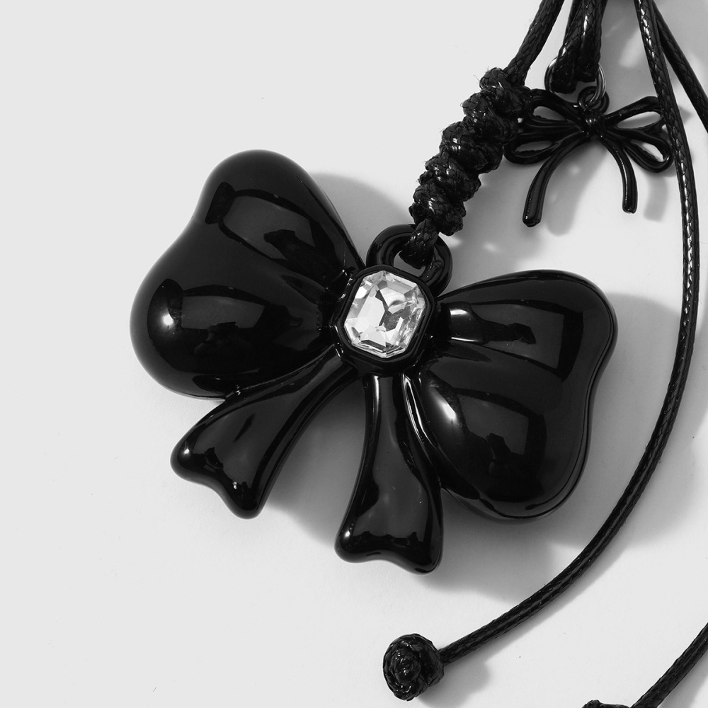 Simple Series Daily Fruit Bow Knot Solid Color Alloy Bag Charms Picture5