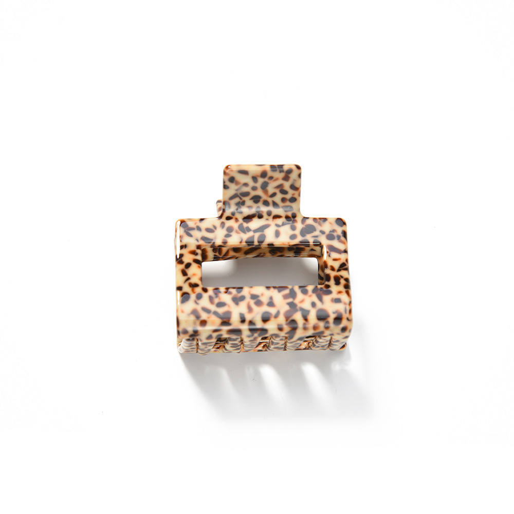 Simple Series Casual Leopard Print Mixed Color Gradient Color Acetate Hair Claws h5Picture2