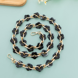 Simple Series Daily Flower Solid Color Chain Gradient Color Acrylic Phone Chain Bag Straps h5 