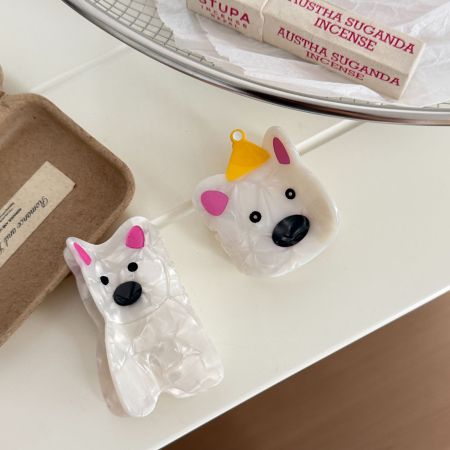 Garras de pelo de acetato de dibujos animados de animales lindos de la serie Simple 2