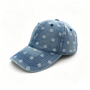 Simple Series Retro Polka Dots Cotton Baseball Cap h5