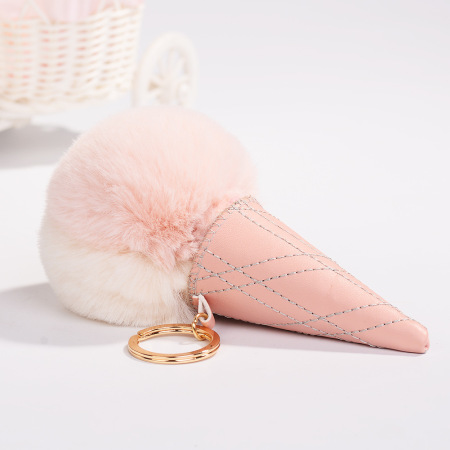 Simple Series Sweet Food Imitation Fur Keychain 2