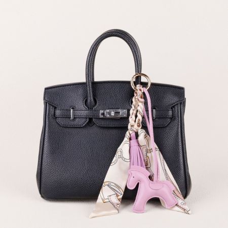 Simple Series Daily Animal Solid Color Tassel Woven Pu Bag Charms 2