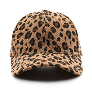 Simple Series Retro-Baseballkappe Aus Cord Mit Leopardenmuster, Unisex h5 Bild3