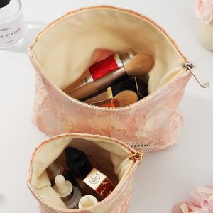 Romantische Serie Sweet Flower Polyester Make-Uptassen Voor Dames h5 Afbeelding2
