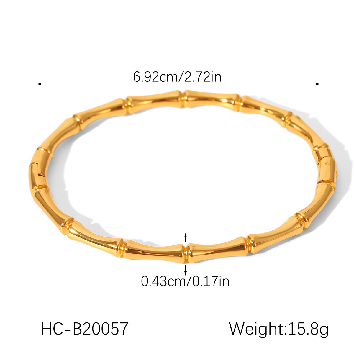 Pulseras Sencillas De Uso Diario, Forma Irregular, Color Sólido, Hilo, Acero Inoxidable, Impermeables, Color Dorado, Circonita, Para Mujer. h5 Imagen2