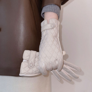 Simple Series Daily Solid Color Polyester Gloves h5