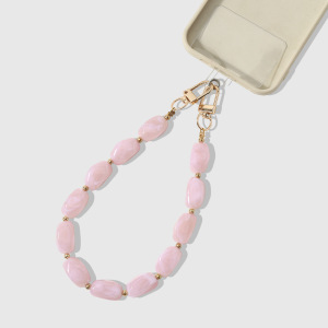 Simple Series Daily Irregular Shape Beads Alloy Phone Chain h5 Picture3