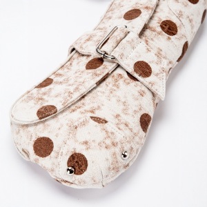 Streetwear Style Printed Polka Dots Fabric Women's Saddle Bag h5 Picture5