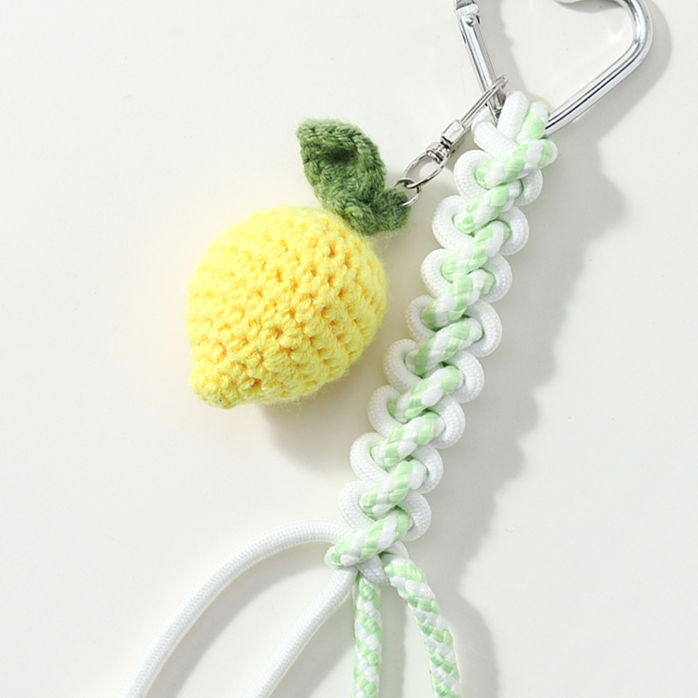 Simple Series Daily Heart Fruit Strawberry Alloy Bag Charms h5Picture6