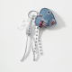 One multi-colored heart-shaped keychain Picture3