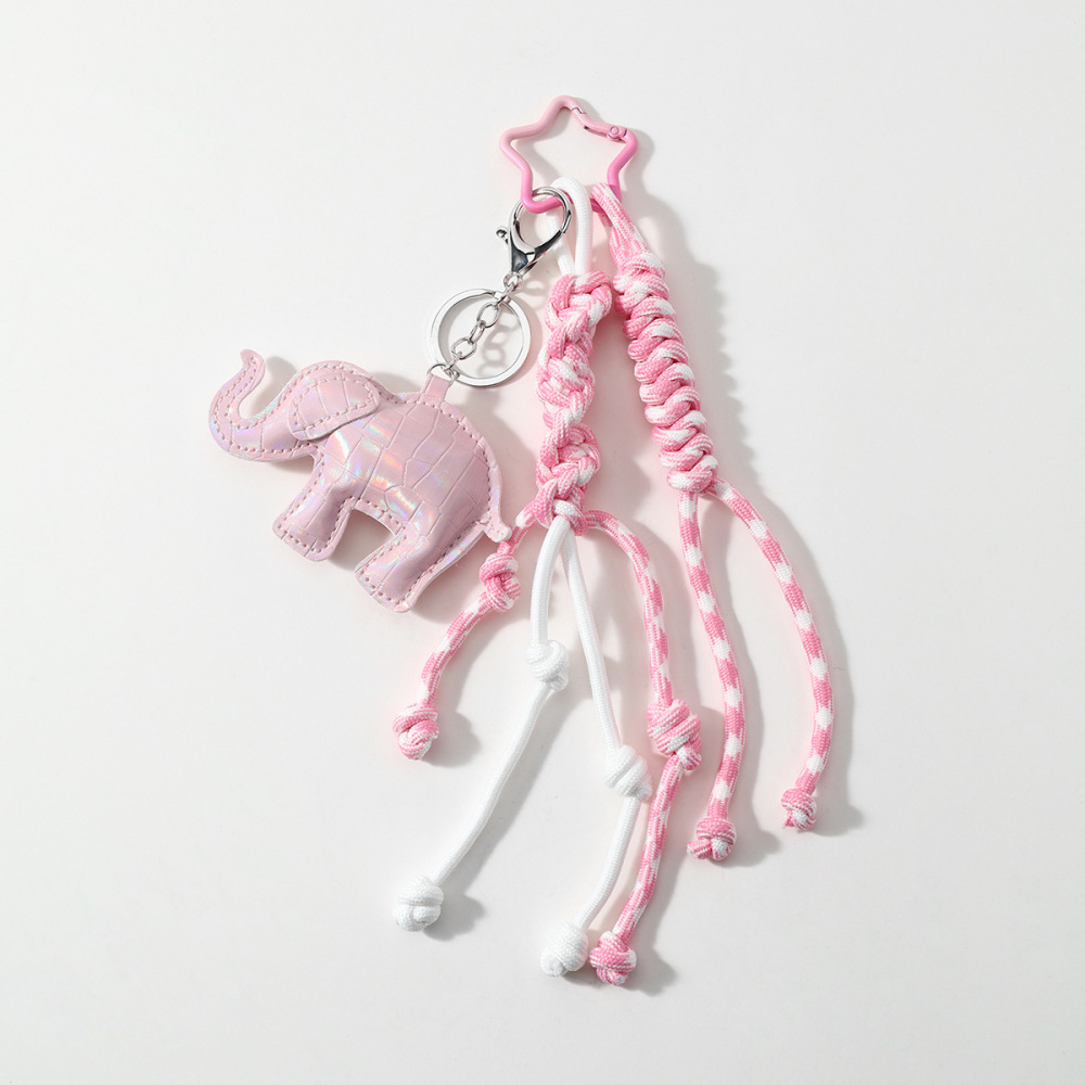 Simple Series Daily Animal Solid Color Beads Alloy Bag Charms