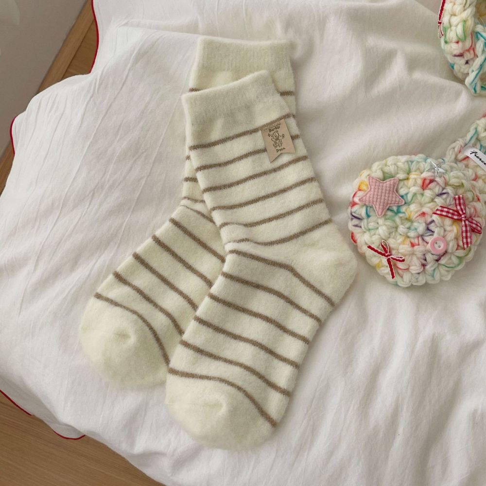 Basic Stripes Mid-Calf Socks