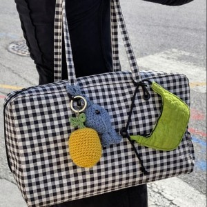 Casual Style Printed Leopard Print Plaid Mixed Color Star Nylon Women's Square Shoulder Bags h5 Picture5