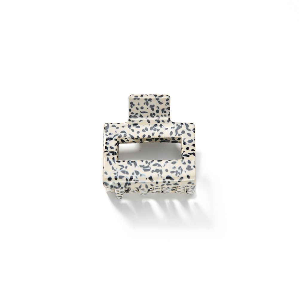 Simple Series Casual Leopard Print Mixed Color Gradient Color Acetate Hair Claws