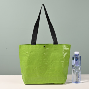 Casual Style Woven Solid Color Woven Pp Women's Square Shopper Bags h5