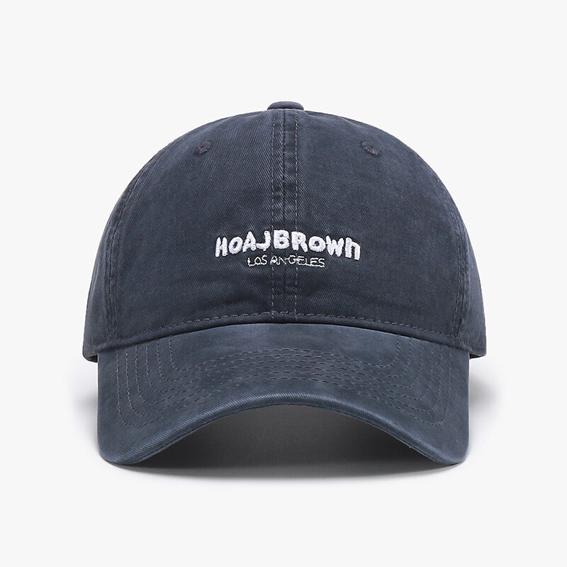 Casual Embroidery Letter Cotton Baseball Cap