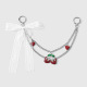 1 red bag charm 