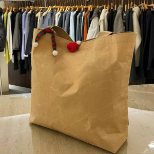 Casual Style Woven Solid Color Woven Pp Women's Square Shopper Bags h5 Picture4